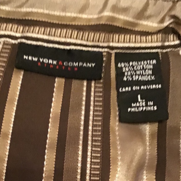 NY&Co fitted waist LS cuff blouse - Picture 5 of 5